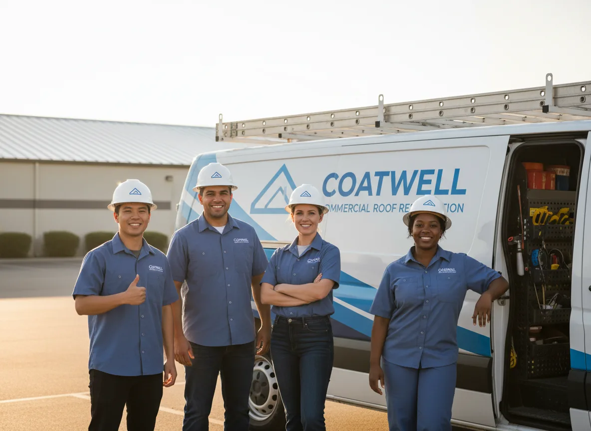 Commercial roof coating company in Oakfield, TN